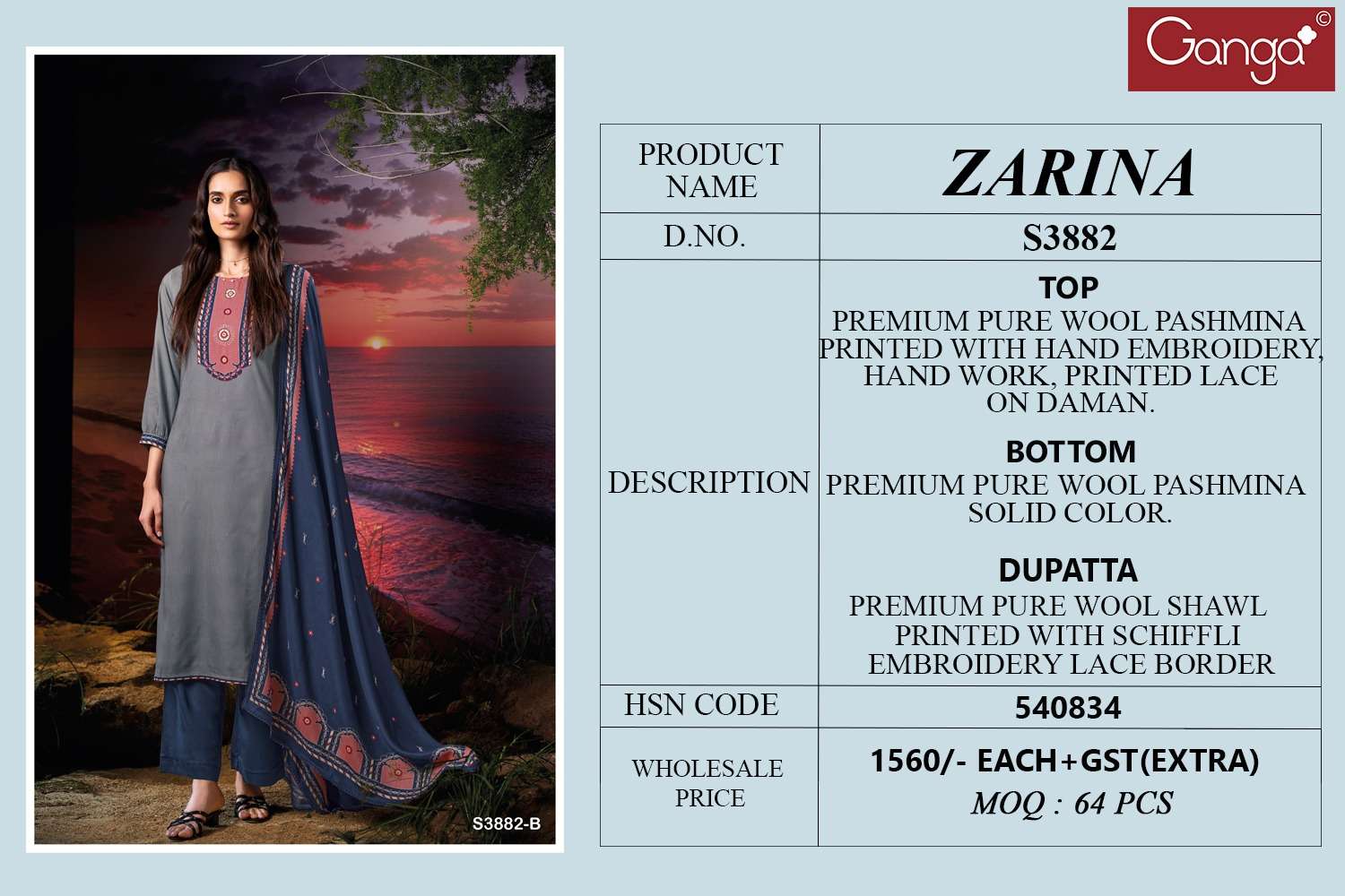 Ganga Fashion Zarina