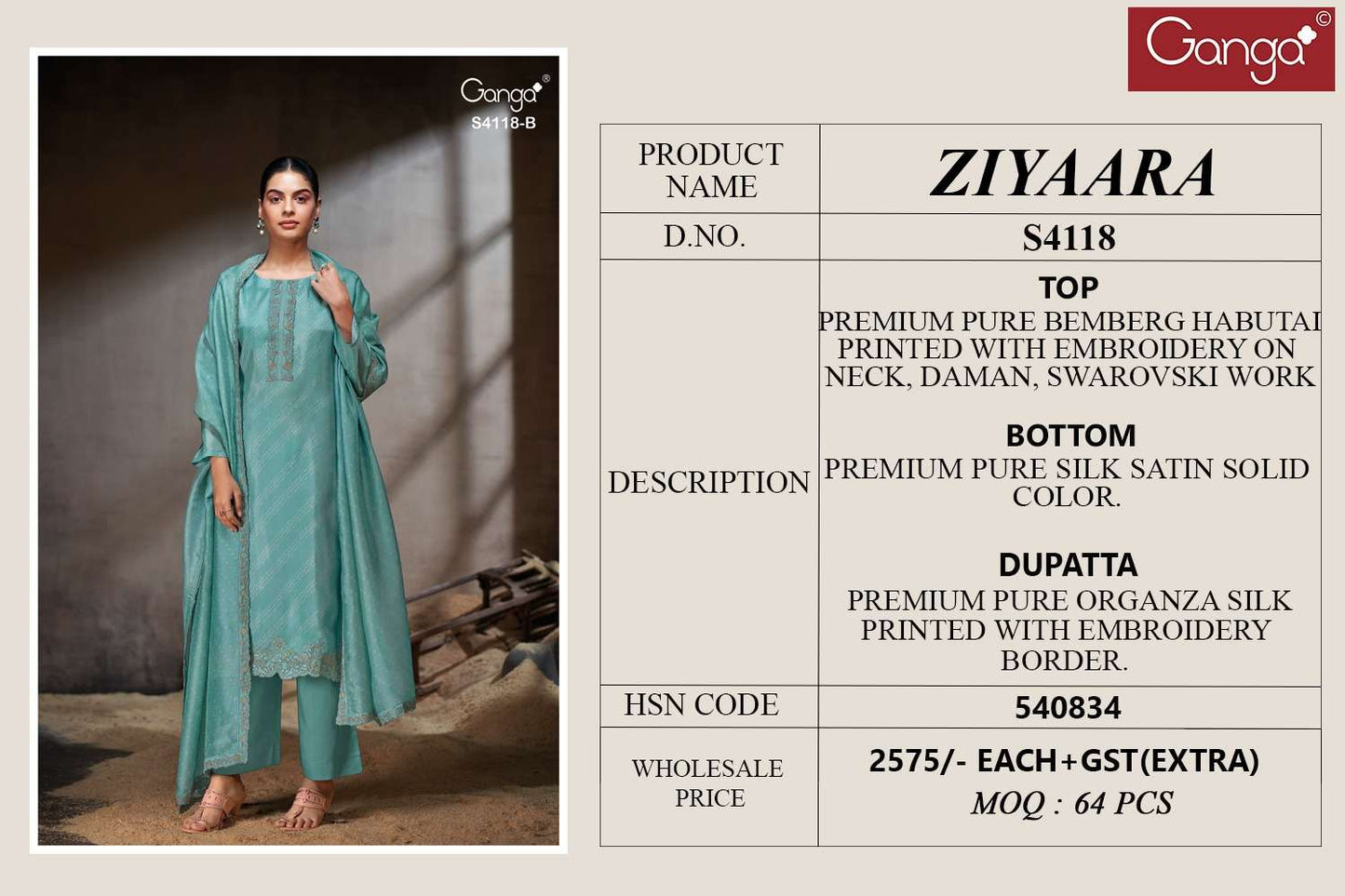 Ganga Fashion Ziyaara