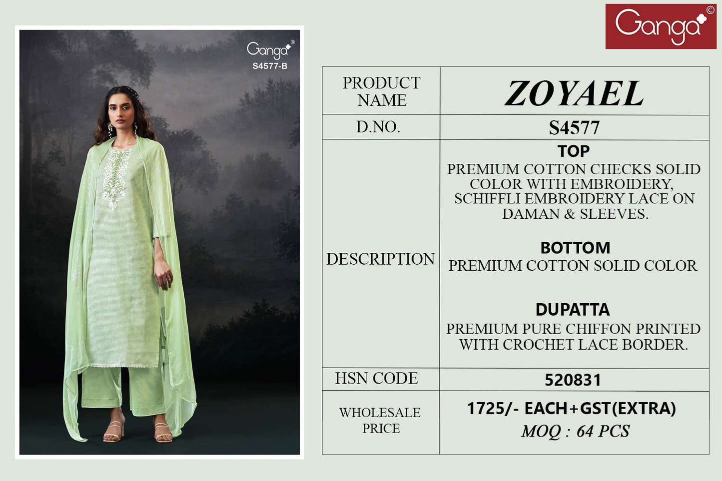 Ganga Fashion Zoyael 4577