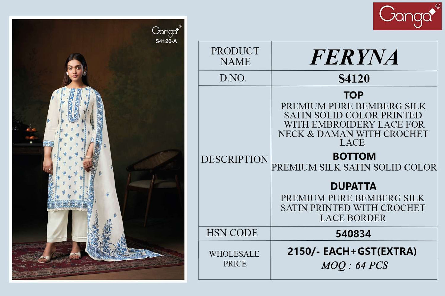 Ganga Fashion Feryna 4120