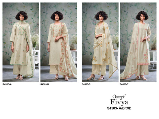 Ganga Fashion Fivya 4503 - Amrah Wholesale