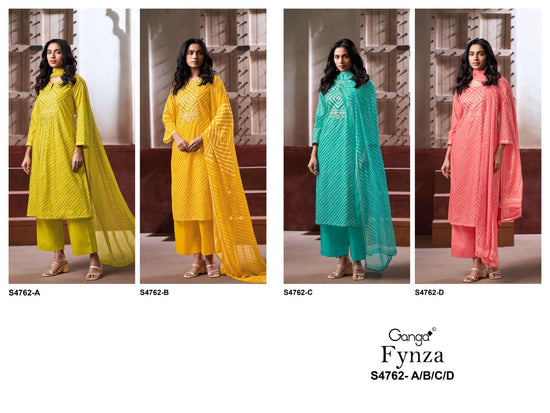 Ganga Fashion Fynza 4762 Premium Cotton Dress Material