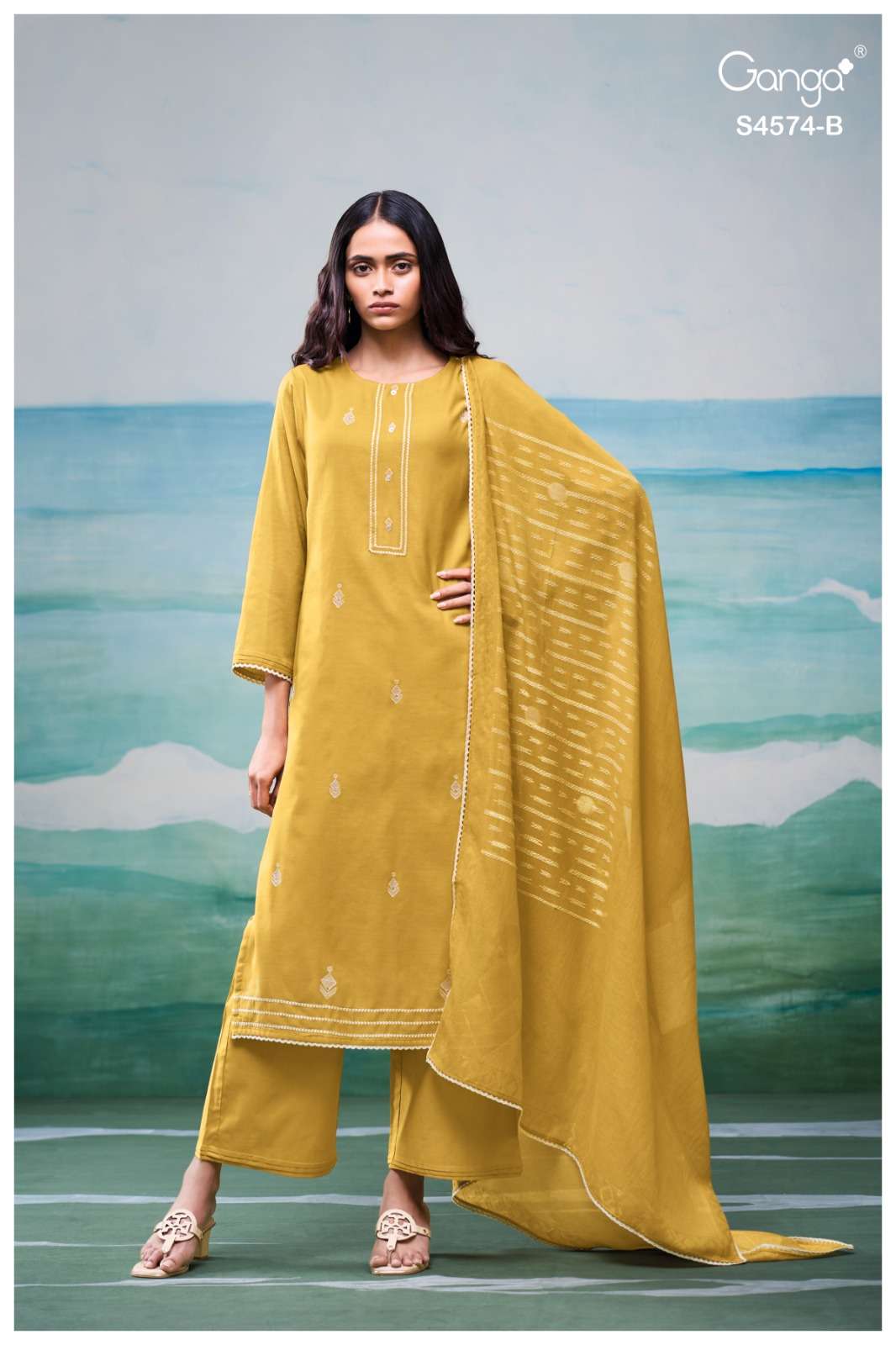 Ganga Fashion Geneva 4574 - Amrah Wholesale