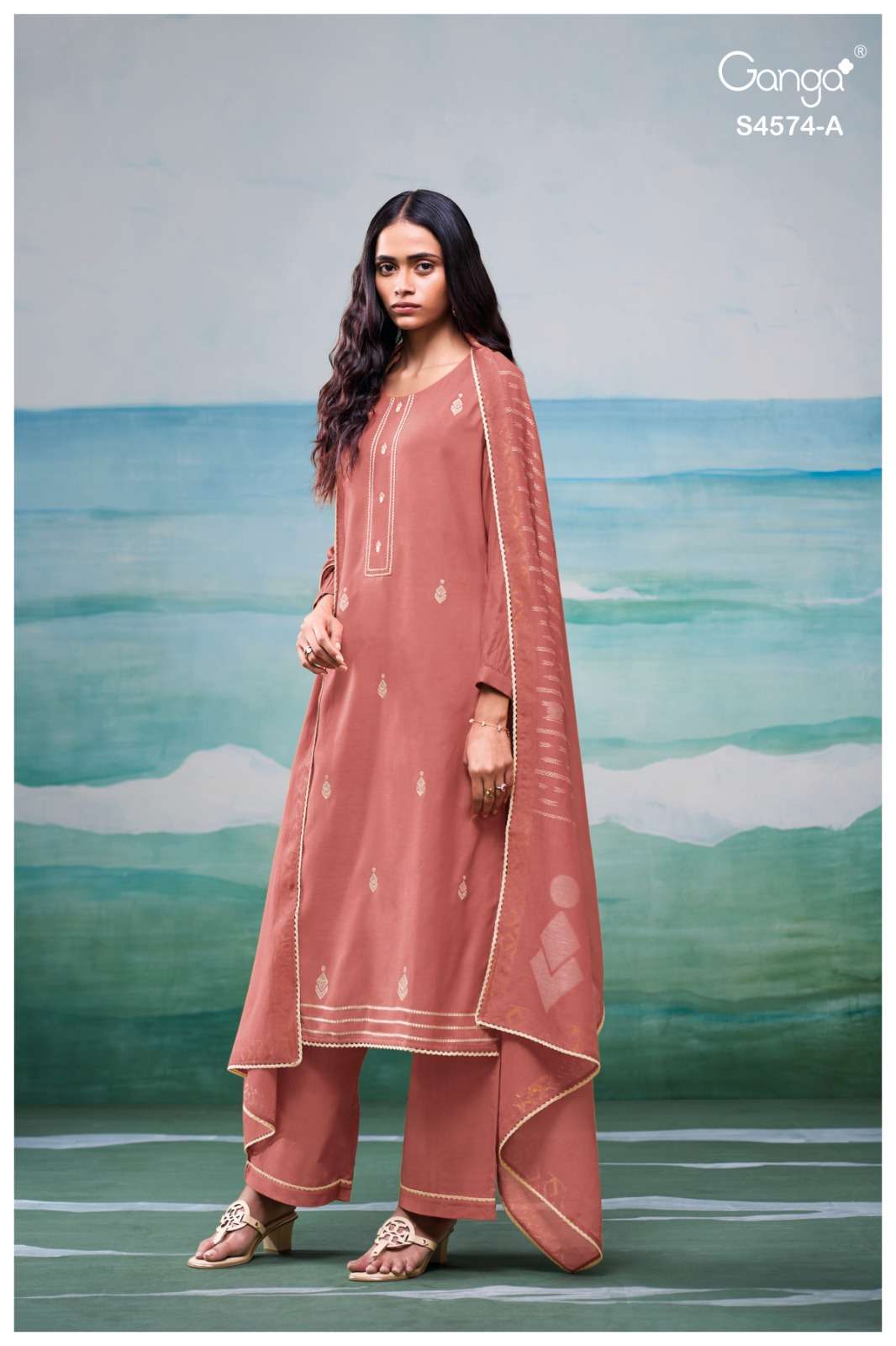 Ganga Fashion Geneva 4574 - Amrah Wholesale