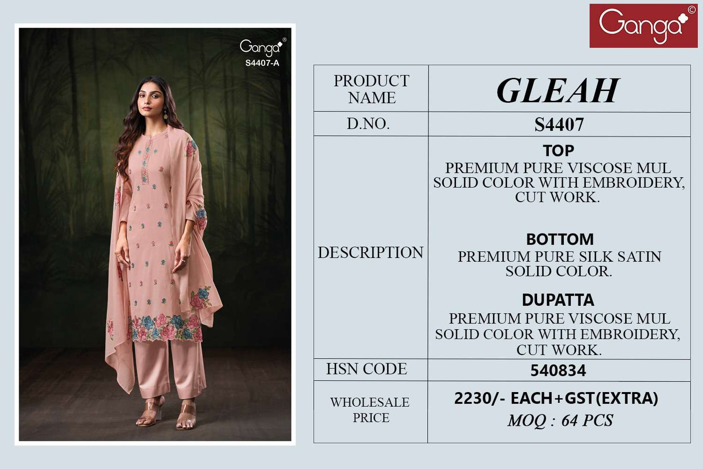 Ganga Fashion Gleah 4407