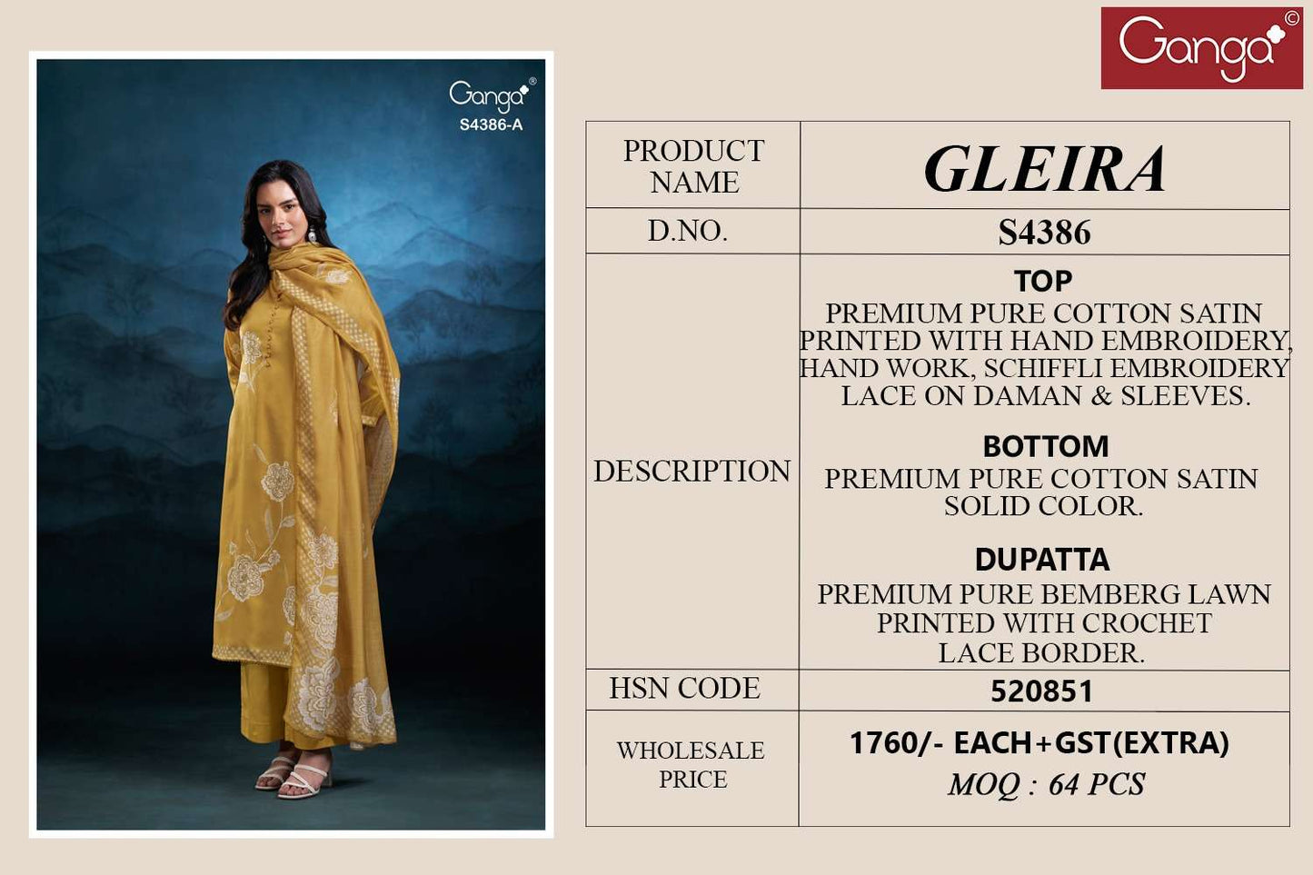 Ganga Fashion Gleira 4386