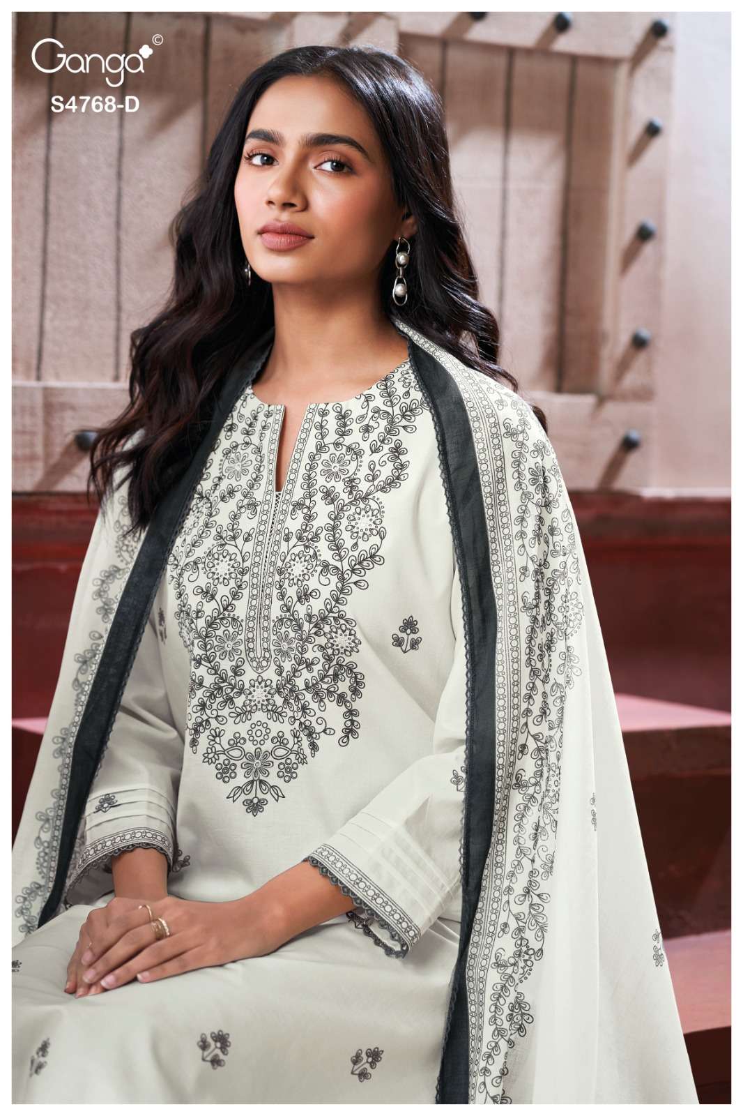 Ganga Fashion Grishma 4768 Premium Cotton Dress Material