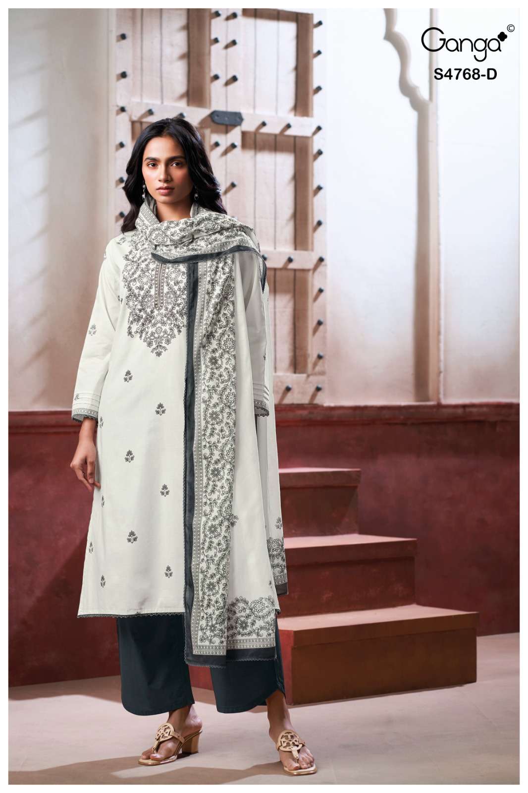 Ganga Fashion Grishma 4768 Premium Cotton Dress Material