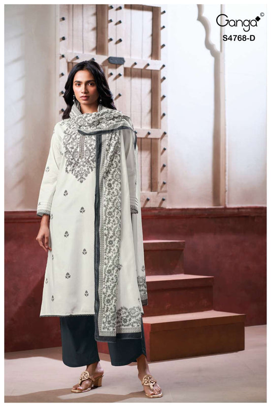 Ganga Fashion Grishma 4768 Premium Cotton Dress Material