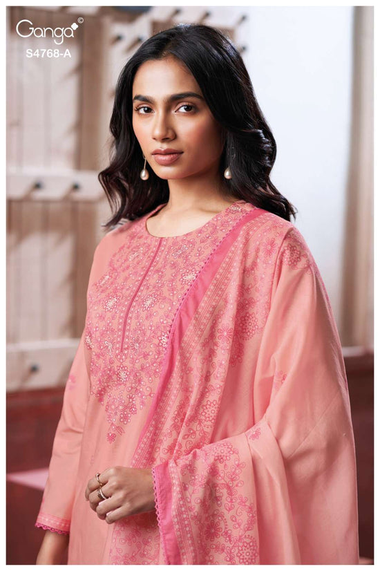 Ganga Fashion Grishma 4768 Premium Cotton Dress Material