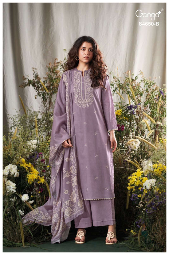 Ganga Fashion Gynela 4650 Premium Cotton Dress Material - Amrah Wholesale