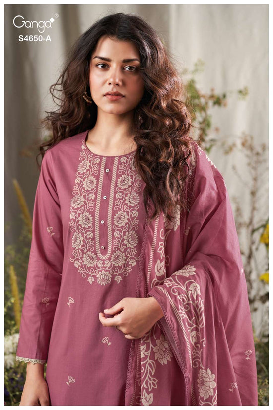 Ganga Fashion Gynela 4650 Premium Cotton Dress Material - Amrah Wholesale