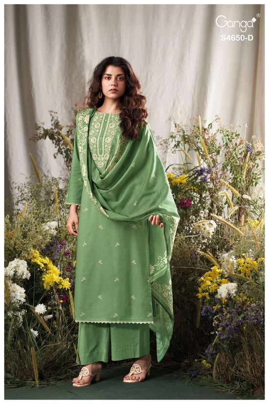 Ganga Fashion Gynela 4650 Premium Cotton Dress Material - Amrah Wholesale