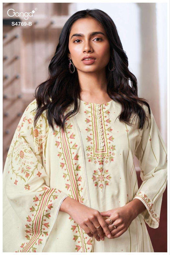 Ganga Fashion Hiyansa 4769 Premium Cotton Dress Material