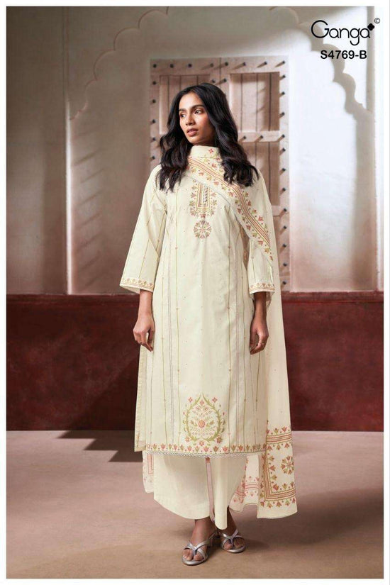 Ganga Fashion Hiyansa 4769 Premium Cotton Dress Material