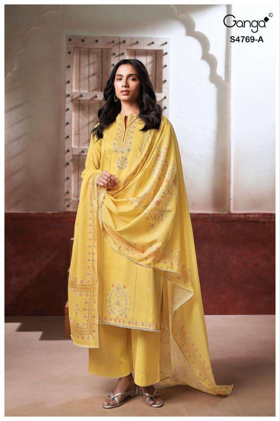 Ganga Fashion Hiyansa 4769 Premium Cotton Dress Material