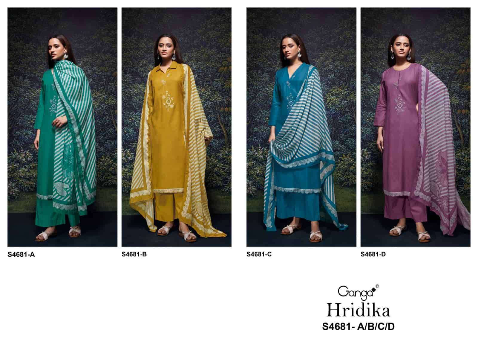 Ganga Fashion Hridika 4681 - Amrah Wholesale
