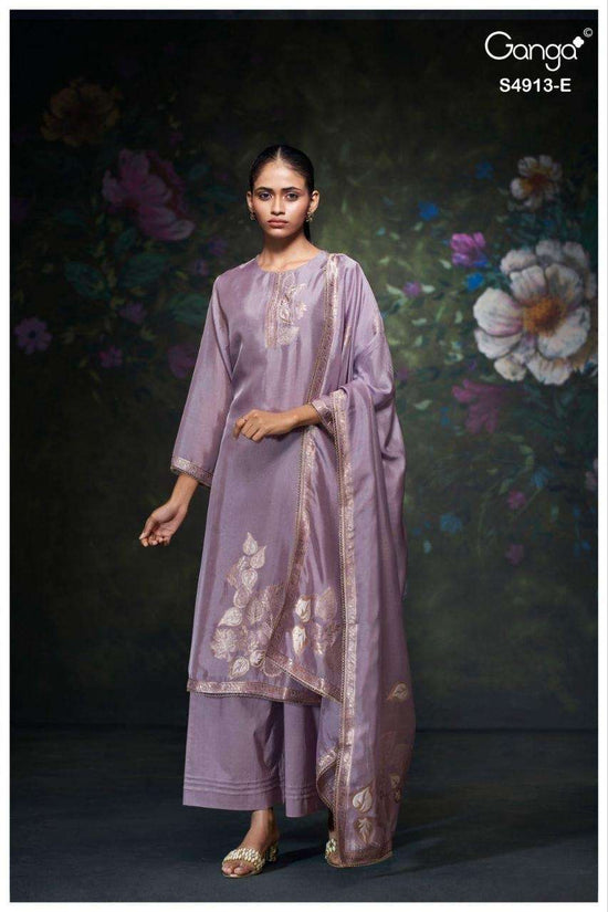 Ganga Fashion Ismera 4913 Pure Cotton Dress Material - Amrah Wholesale