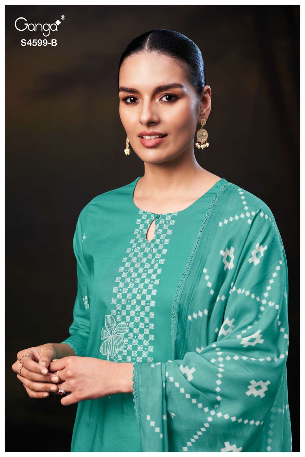 Ganga Iylae 4599 - Amrah Wholesale
