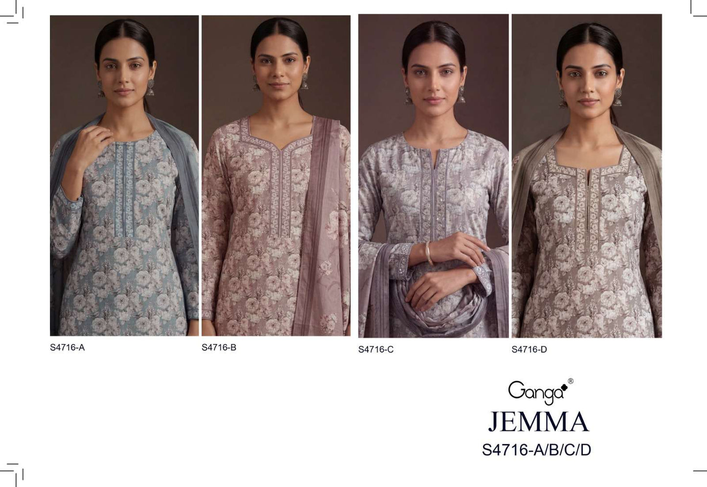Ganga Fashion Jemma 4716 - Amrah Wholesale