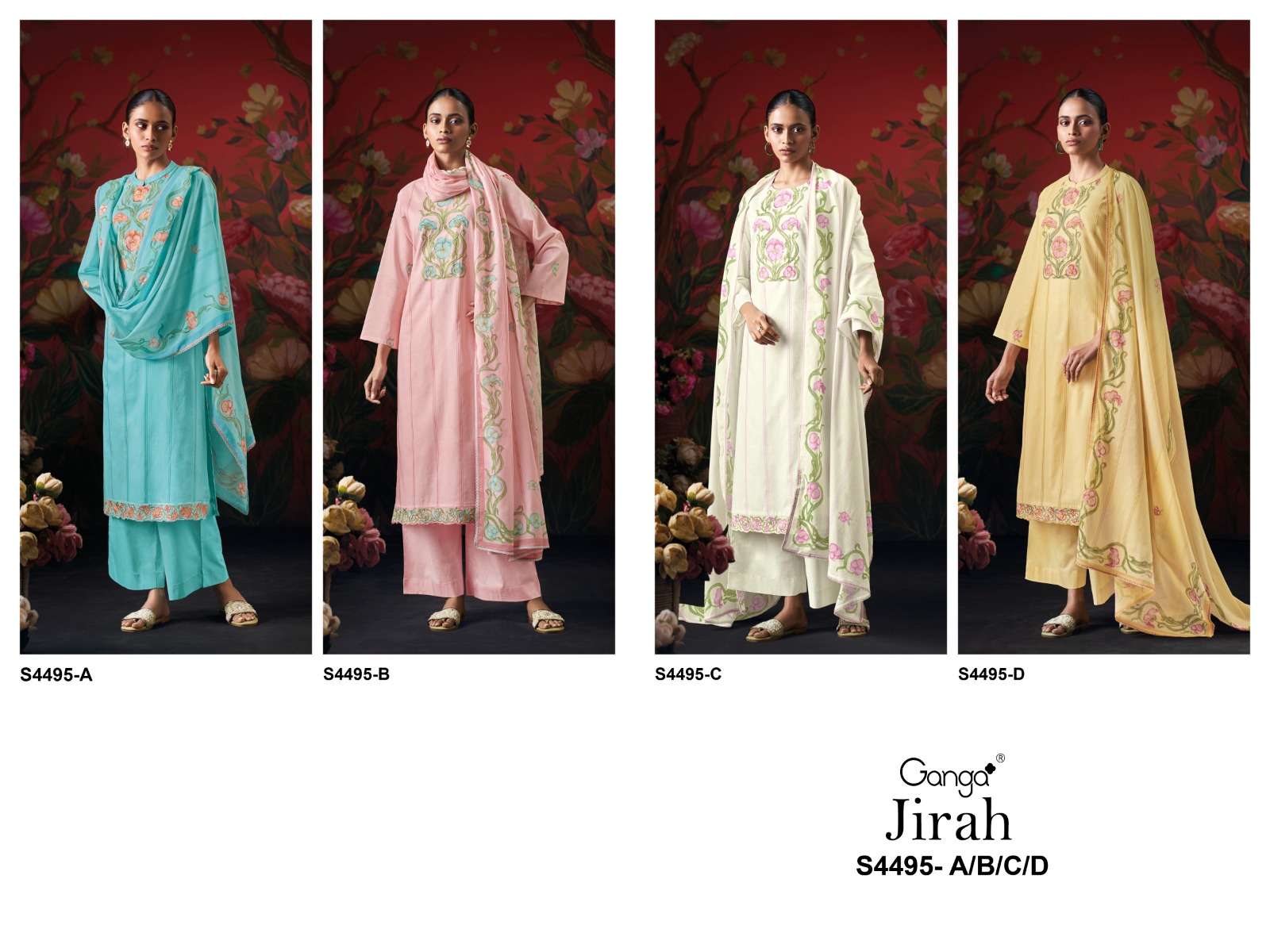 Ganga Fashion Jirah 4495 - Amrah Wholesale