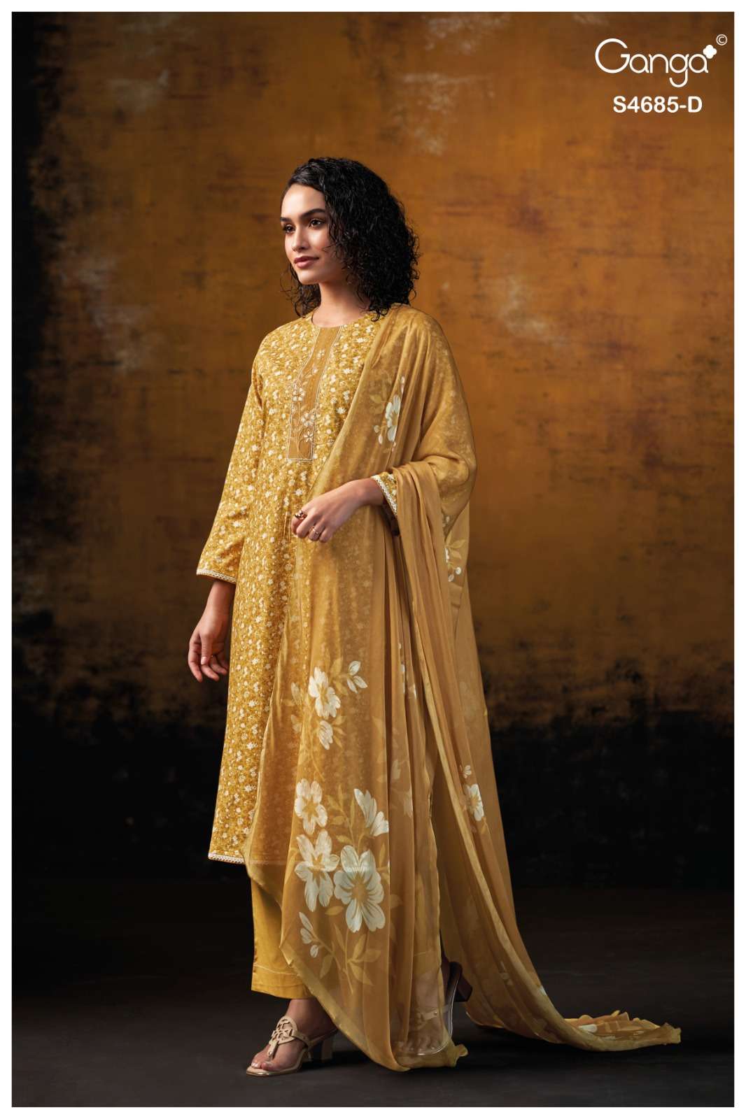 Ganga Fashion Jiyael 4685 Dress Material - Amrah Wholesale