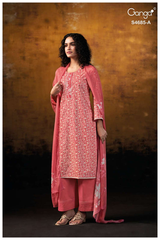 Ganga Fashion Jiyael 4685 Dress Material - Amrah Wholesale