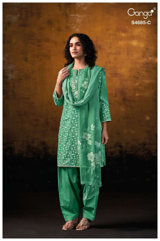 Ganga Fashion Jiyael 4685 Dress Material - Amrah Wholesale