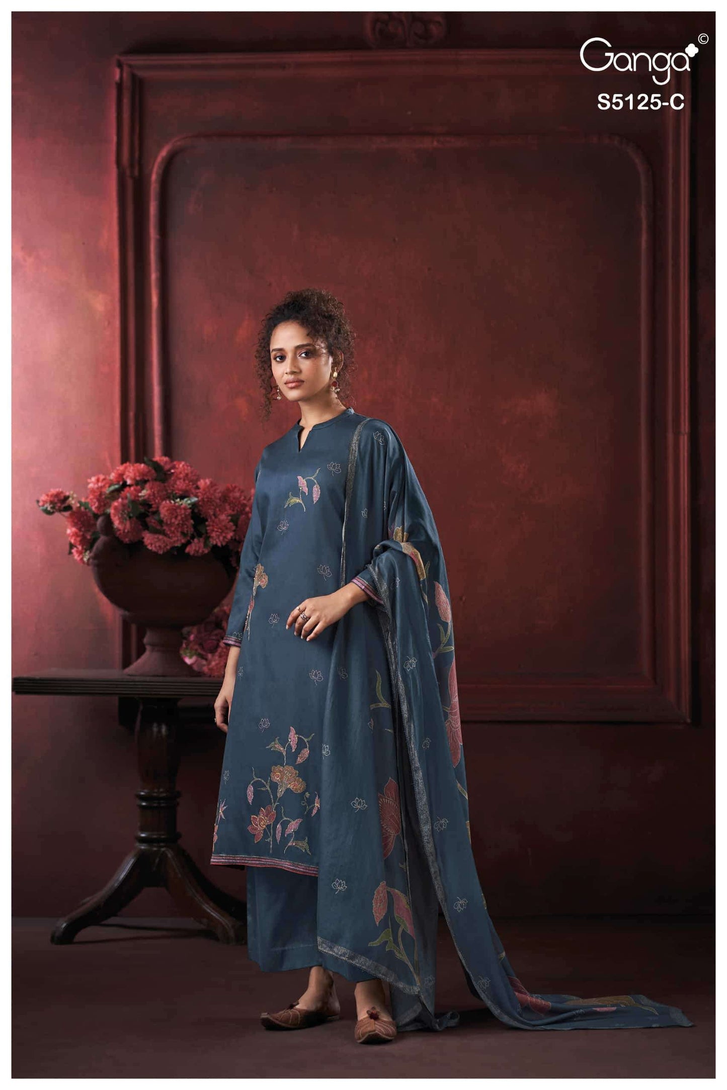 Ganga Fashion Karina 5125 Premium Cotton Satin Dress Material