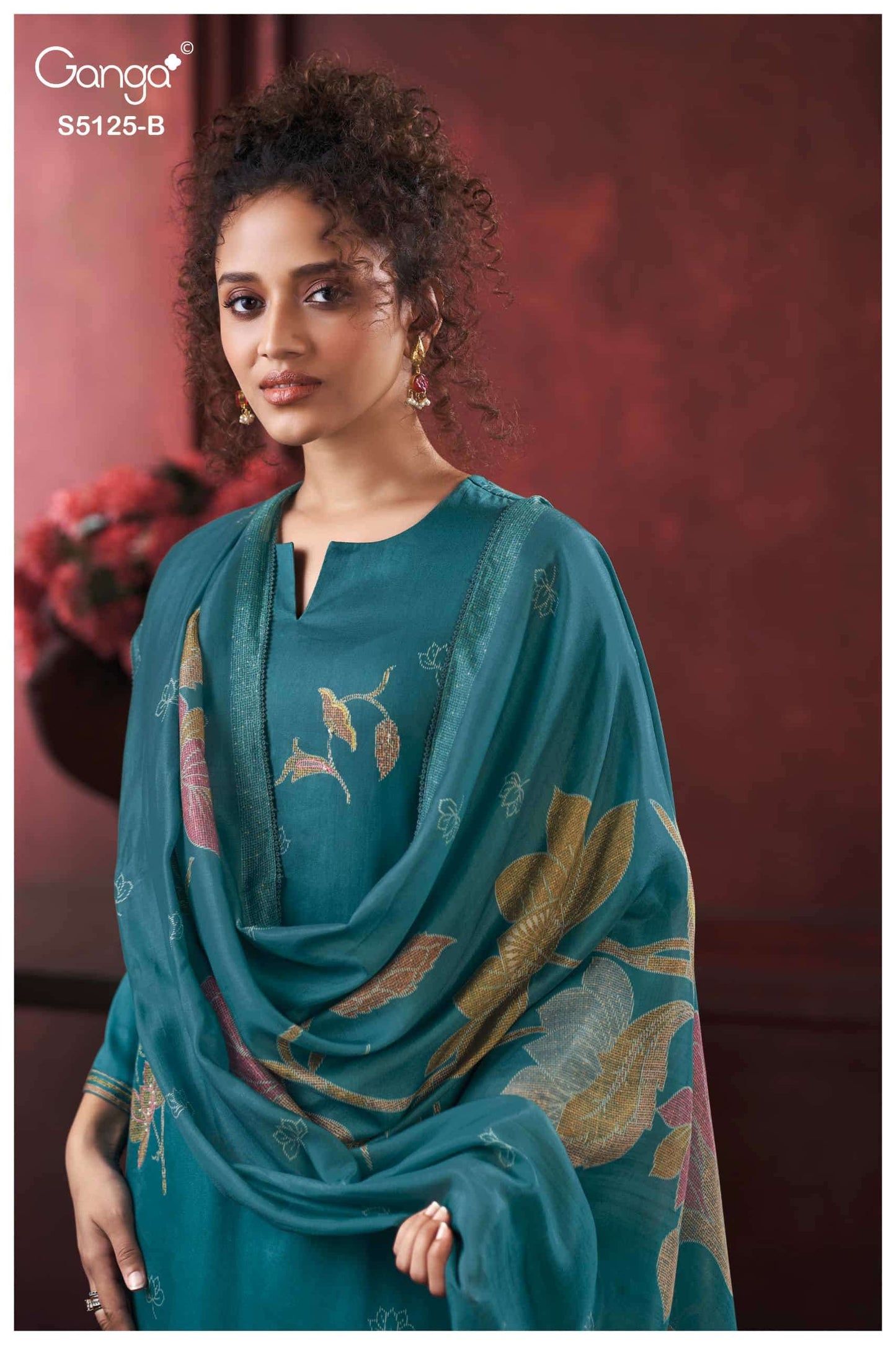 Ganga Fashion Karina 5125 Premium Cotton Satin Dress Material