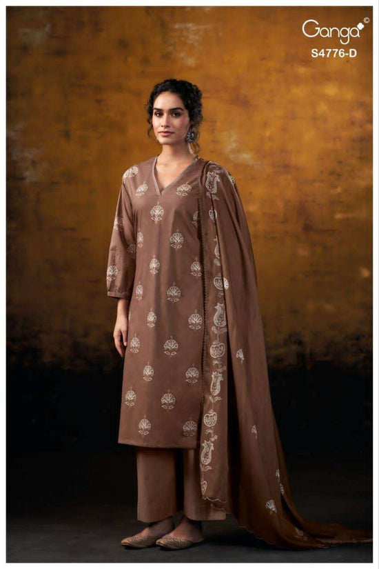 Ganga Fashion Kaviraah 4776 Premium Cotton Dress Material