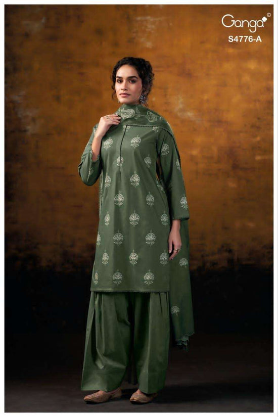 Ganga Fashion Kaviraah 4776 Premium Cotton Dress Material
