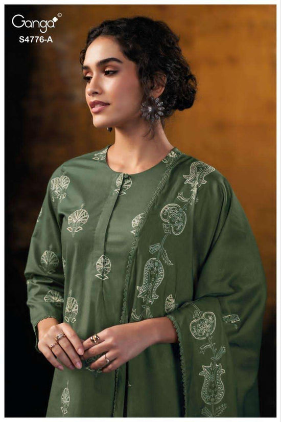 Ganga Fashion Kaviraah 4776 Premium Cotton Dress Material
