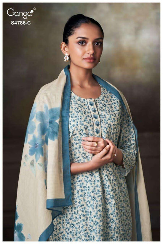Ganga Fashion Ketzia 4786 Premium Cotton Dress Material