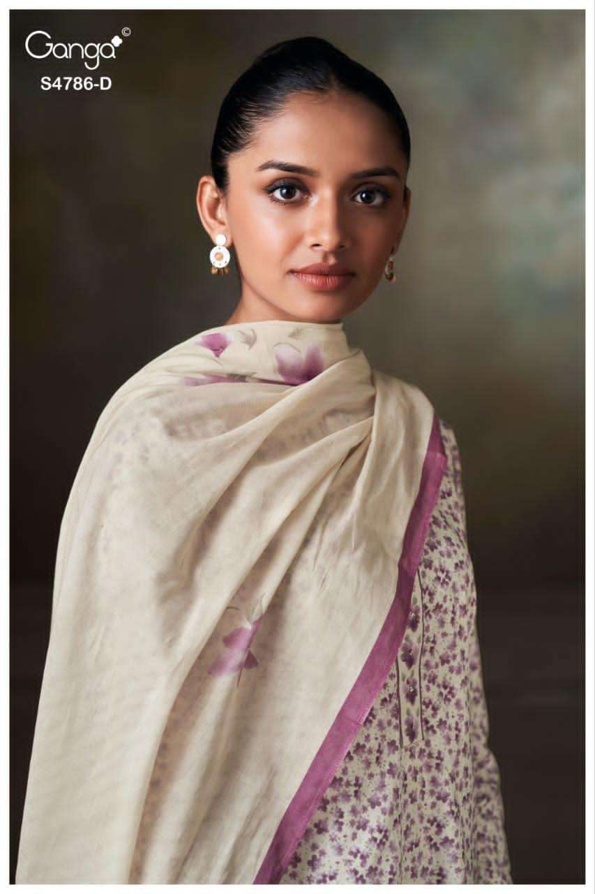 Ganga Fashion Ketzia 4786 Premium Cotton Dress Material