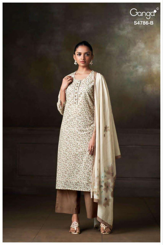 Ganga Fashion Ketzia 4786 Premium Cotton Dress Material