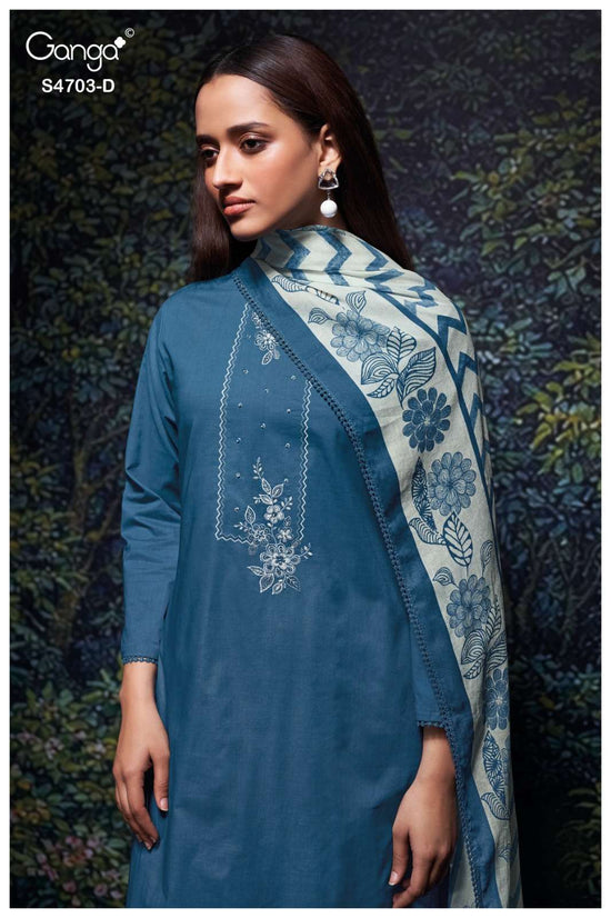Ganga Fashion Kivoria 4703 Dress Material - Amrah Wholesale