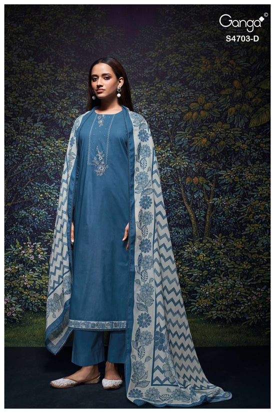 Ganga Fashion Kivoria 4703 Dress Material - Amrah Wholesale