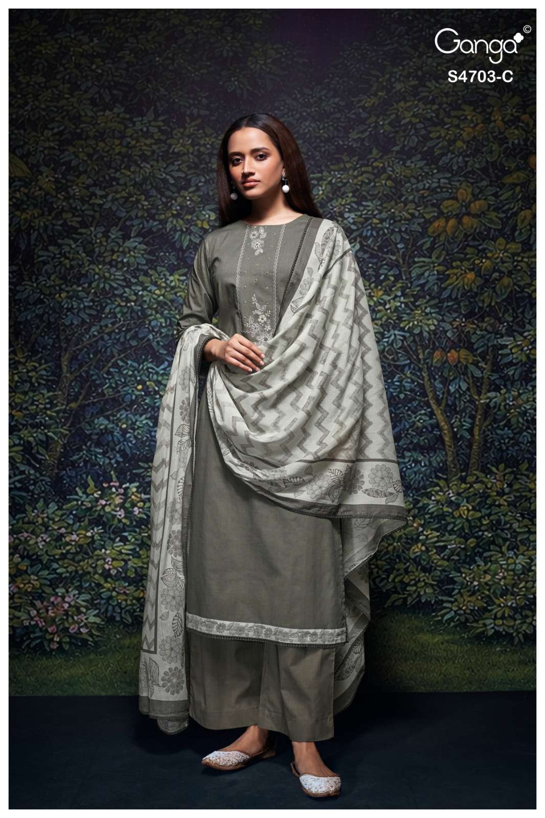Ganga Fashion Kivoria 4703 Dress Material - Amrah Wholesale