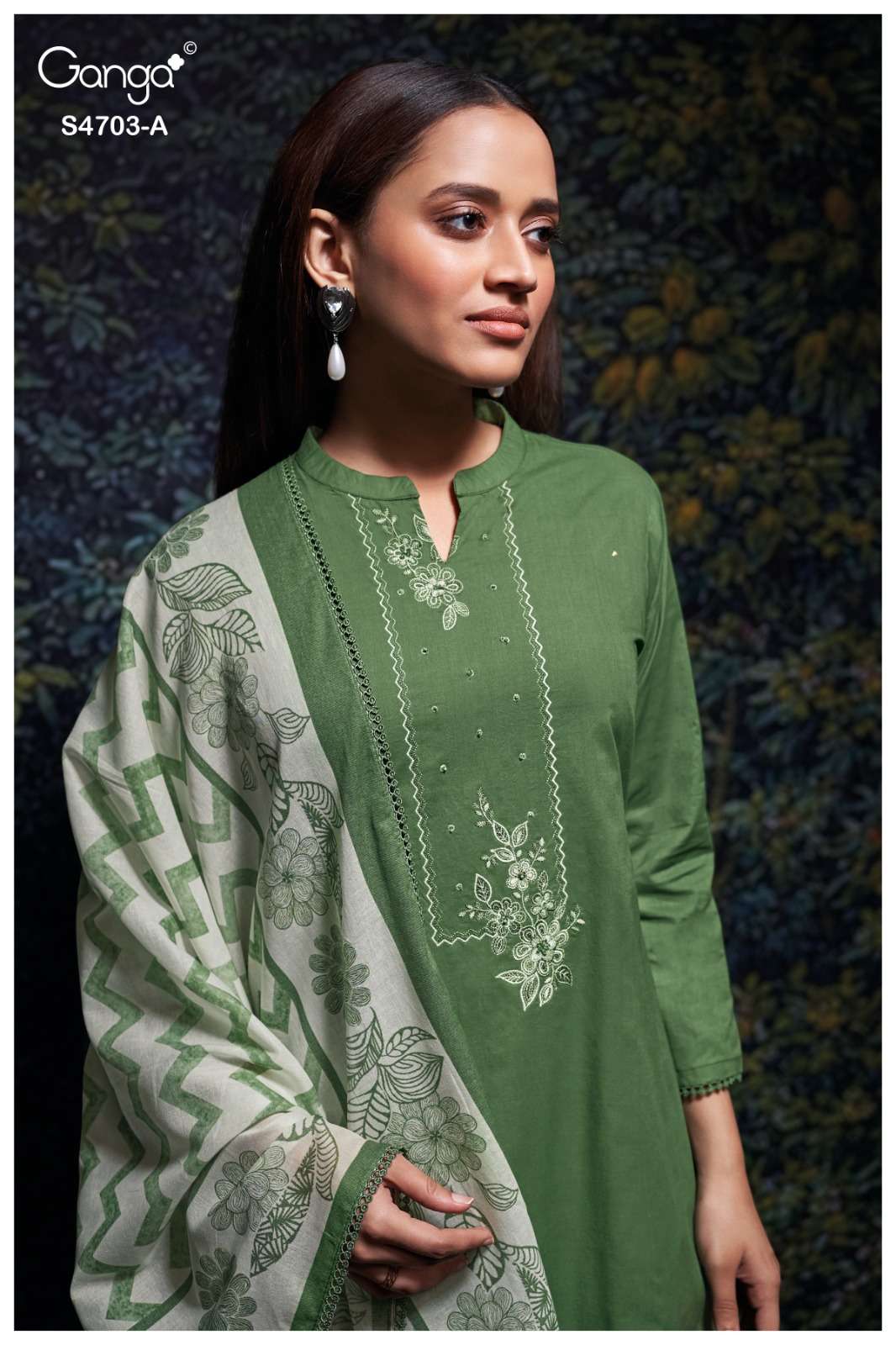 Ganga Fashion Kivoria 4703 Dress Material - Amrah Wholesale