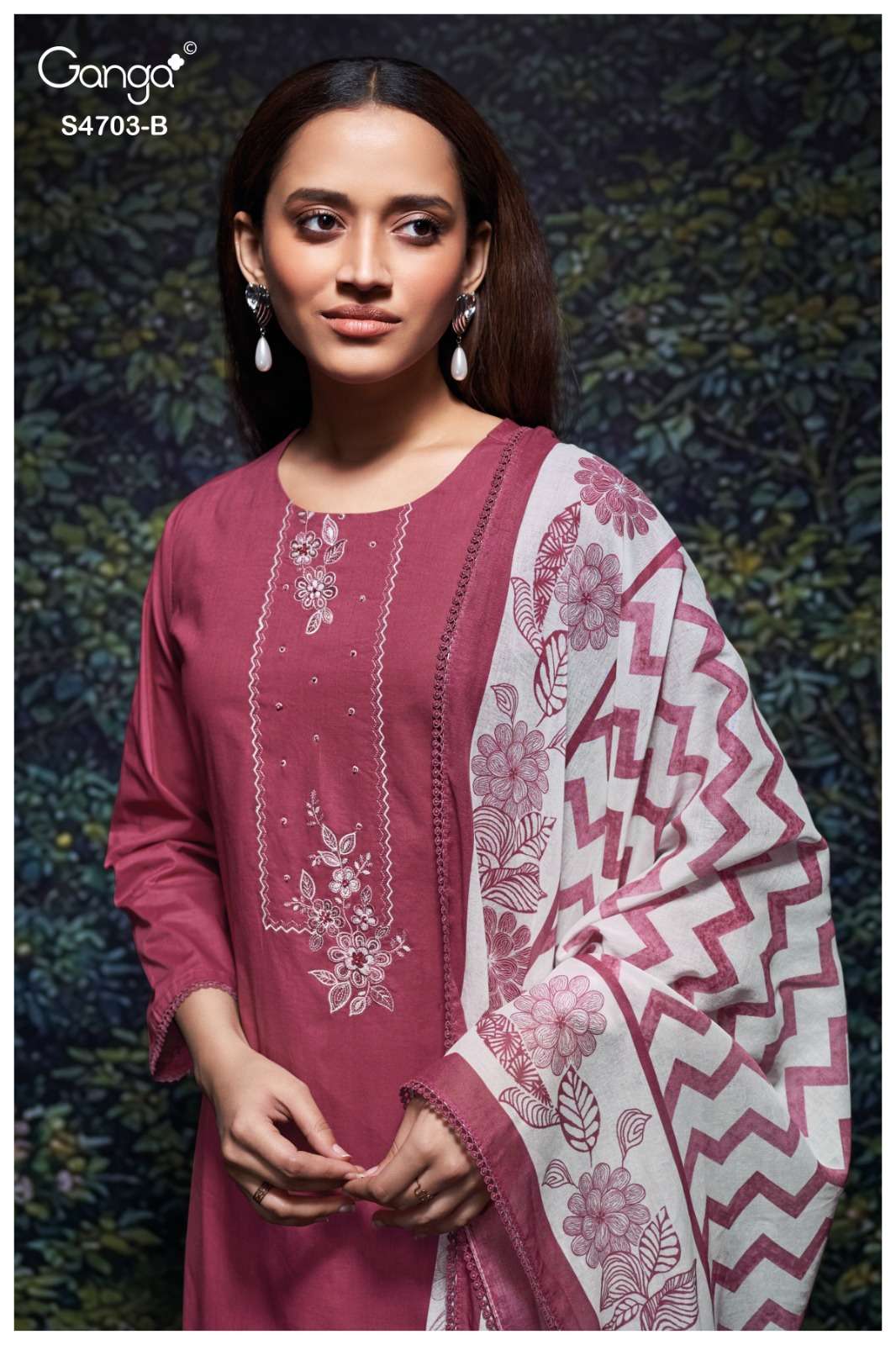 Ganga Fashion Kivoria 4703 Dress Material - Amrah Wholesale
