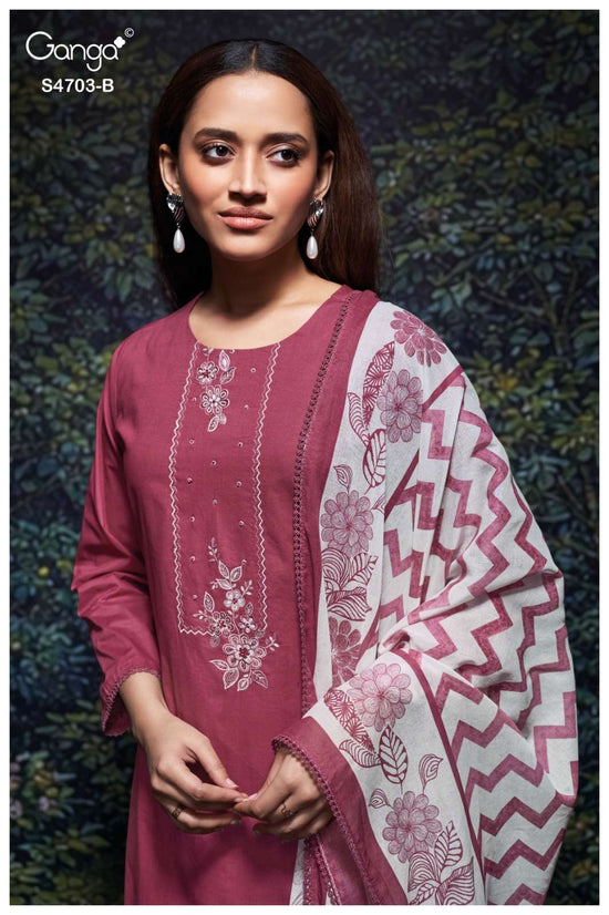 Ganga Fashion Kivoria 4703 Dress Material - Amrah Wholesale