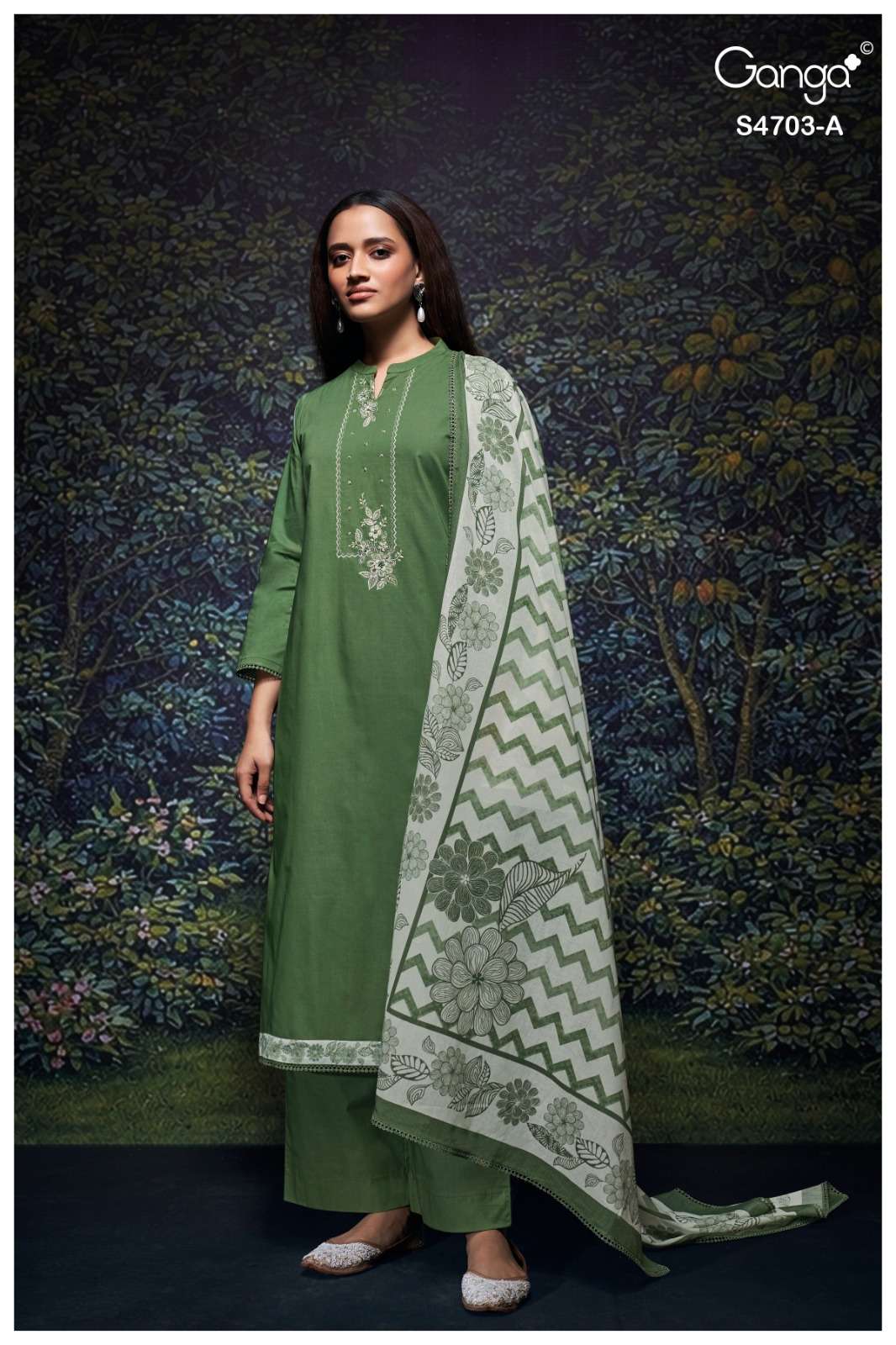 Ganga Fashion Kivoria 4703 Dress Material - Amrah Wholesale