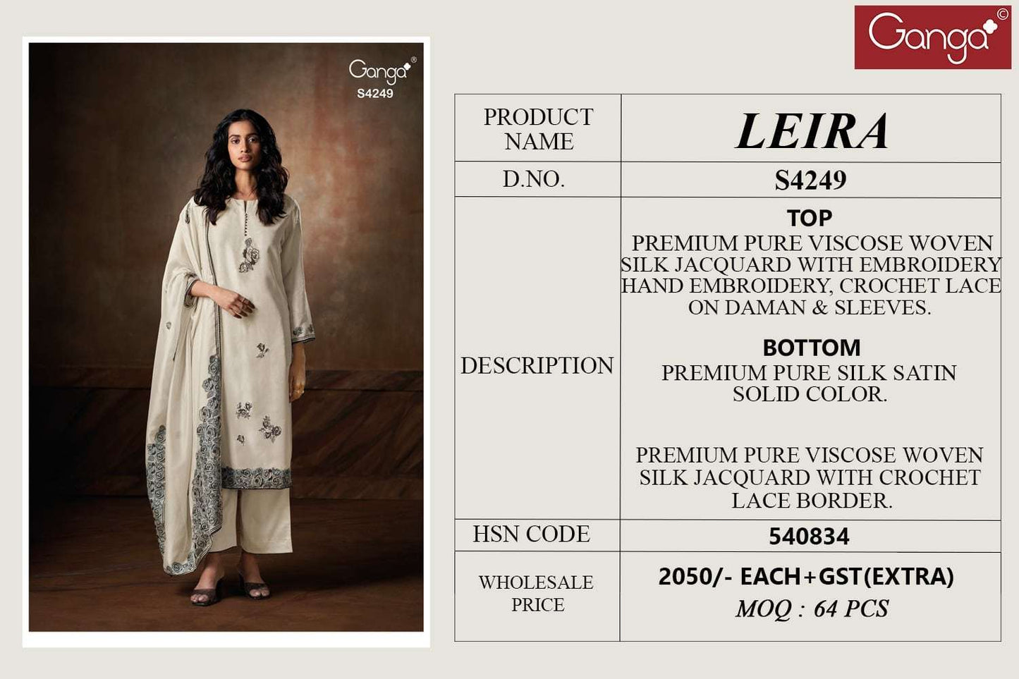 Ganga Fashion Leira 4249