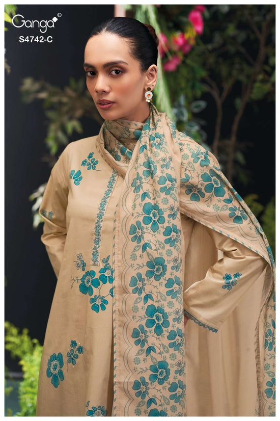 Ganga Fashion Livara 4742 Cotton Dress Material