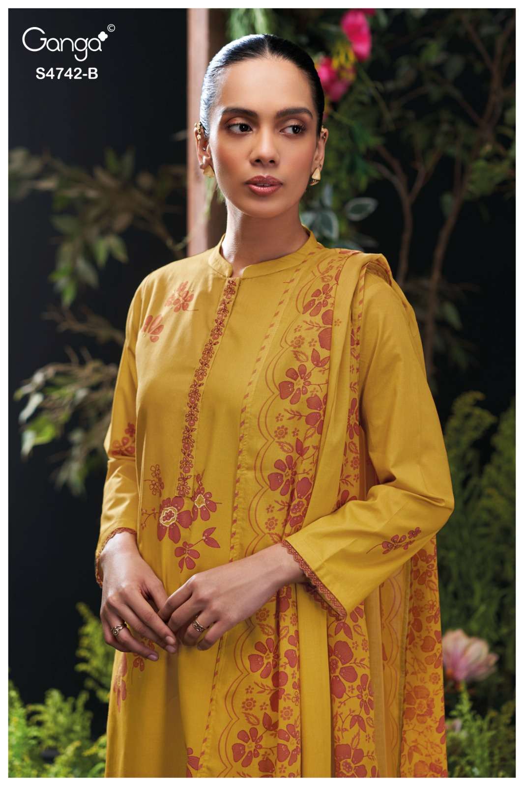Ganga Fashion Livara 4742 Cotton Dress Material