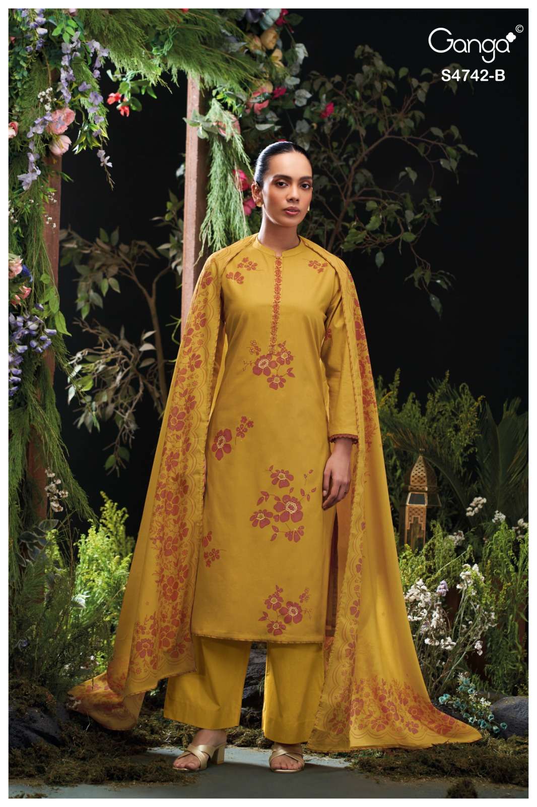 Ganga Fashion Livara 4742 Cotton Dress Material