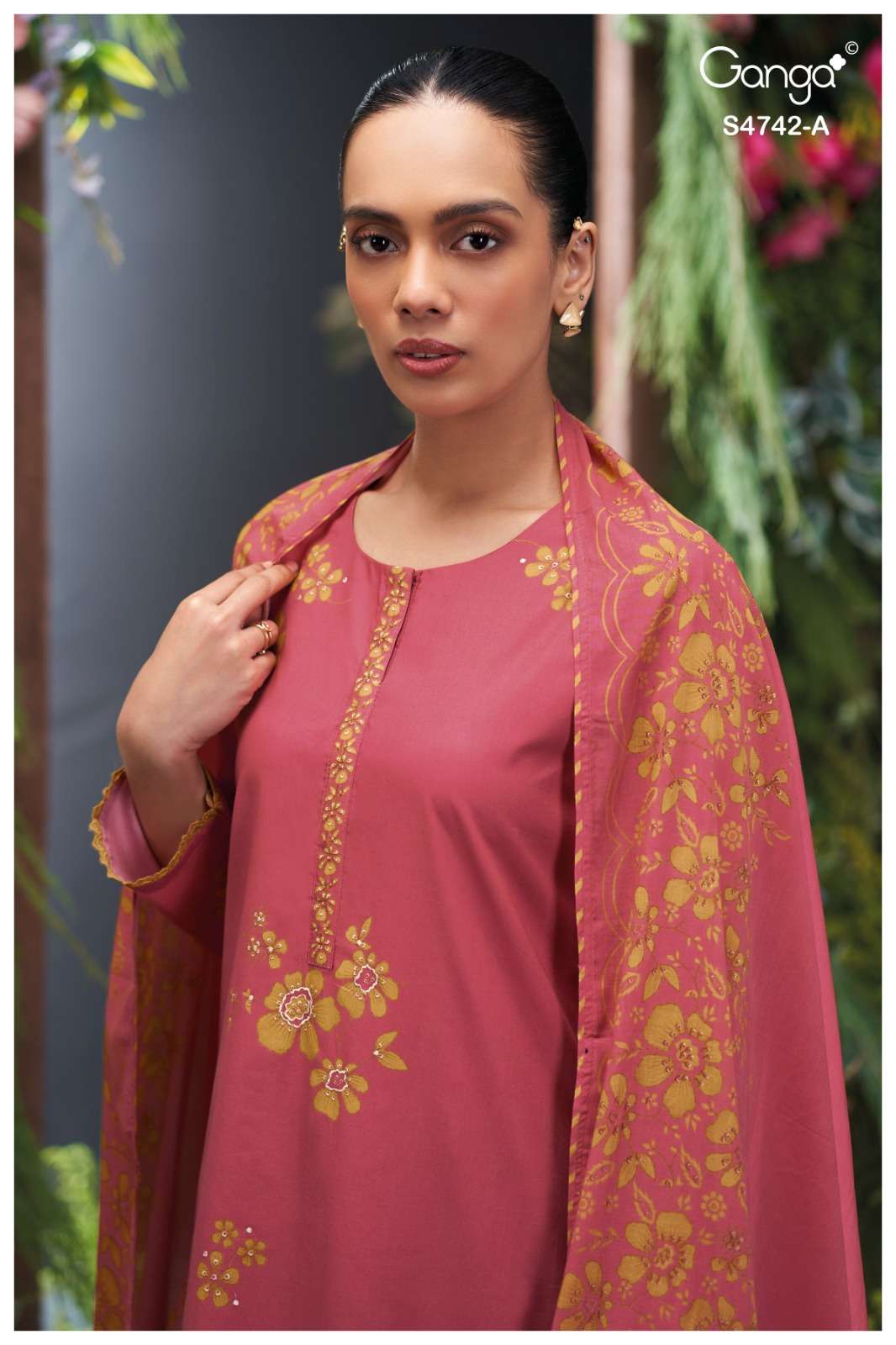 Ganga Fashion Livara 4742 Cotton Dress Material