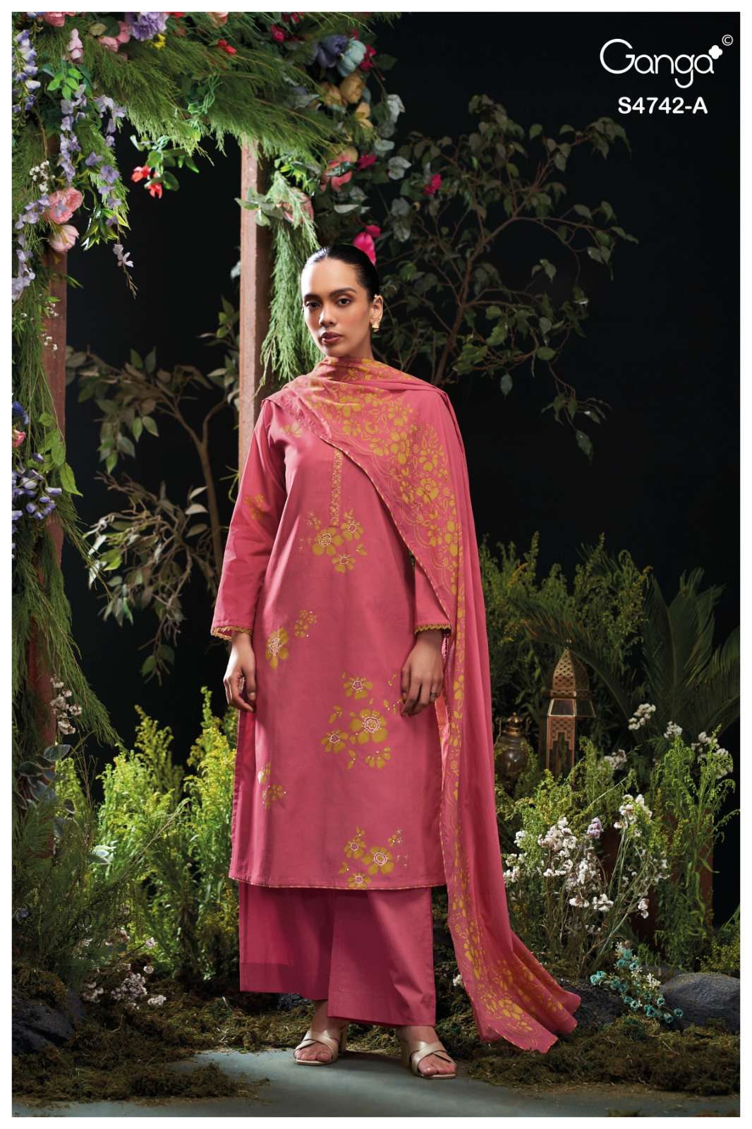 Ganga Fashion Livara 4742 Cotton Dress Material