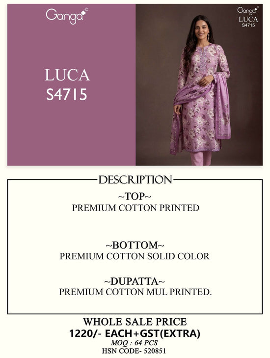 Ganga Luca 4715 - Amrah Wholesale